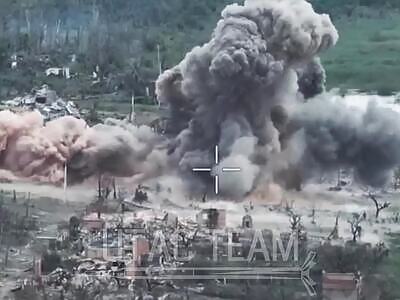 AASM-250 Hammer airstrike on Russian positions