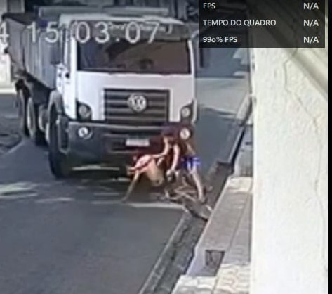 boy crushed by truck sitting