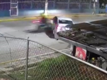 Car Versus Motorcycle