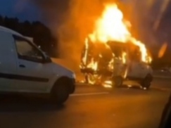 Burning Vehicle (2 Dead, 1 Injured)