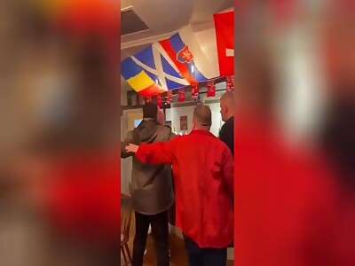 Random English Pub Fight With A Chair Shot