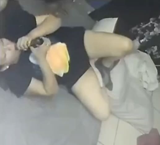 Woman Shoots Herself In Front Of Husband & Kids (Full/Better Quality)