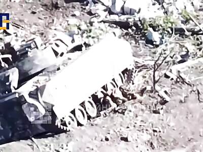 Direct FPV hit on the Russian