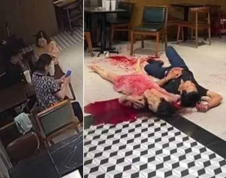 Argument At Coffee Shop Turns Into A Bloodbath 