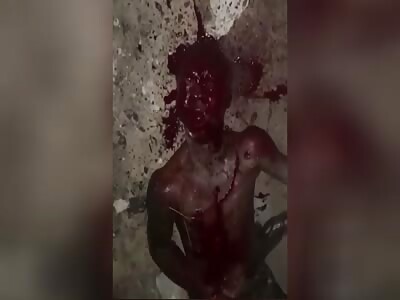 Finished Off With Multiple Axe Hits To The Face