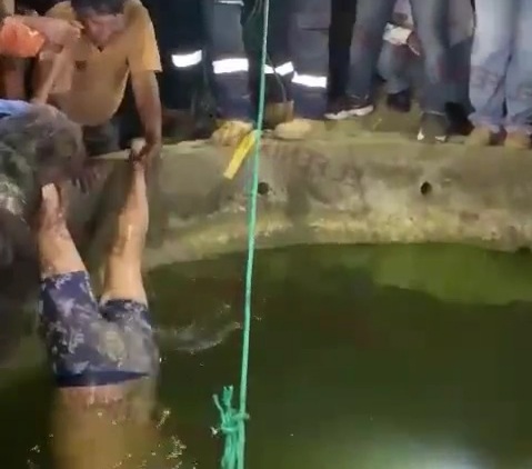 ECUADORIAN MAN DIED BY DROWNING IN A WATER WELL. 