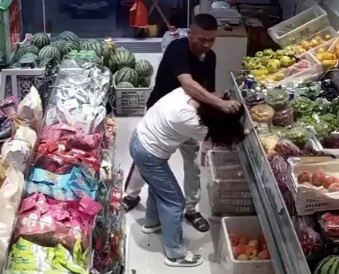 Angry Husband Beat his Wife 