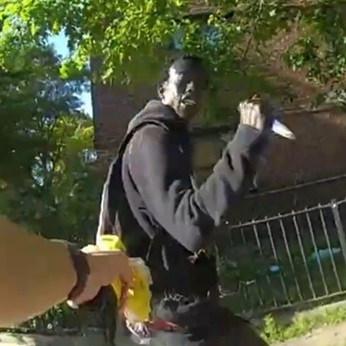 NYPD Cop Shoots Suspect Swinging Knife at Officer