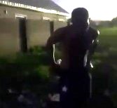 Man Cutting His Throat