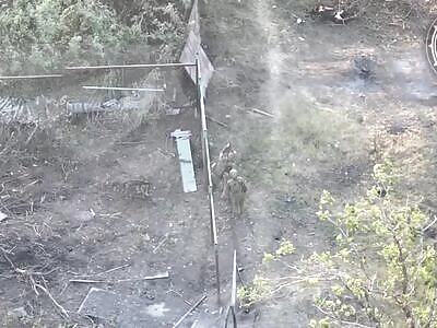 Russian occupiers lose a fight against an FPV drone.