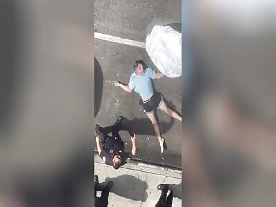 NYC aftermath Suicide Jumper #2