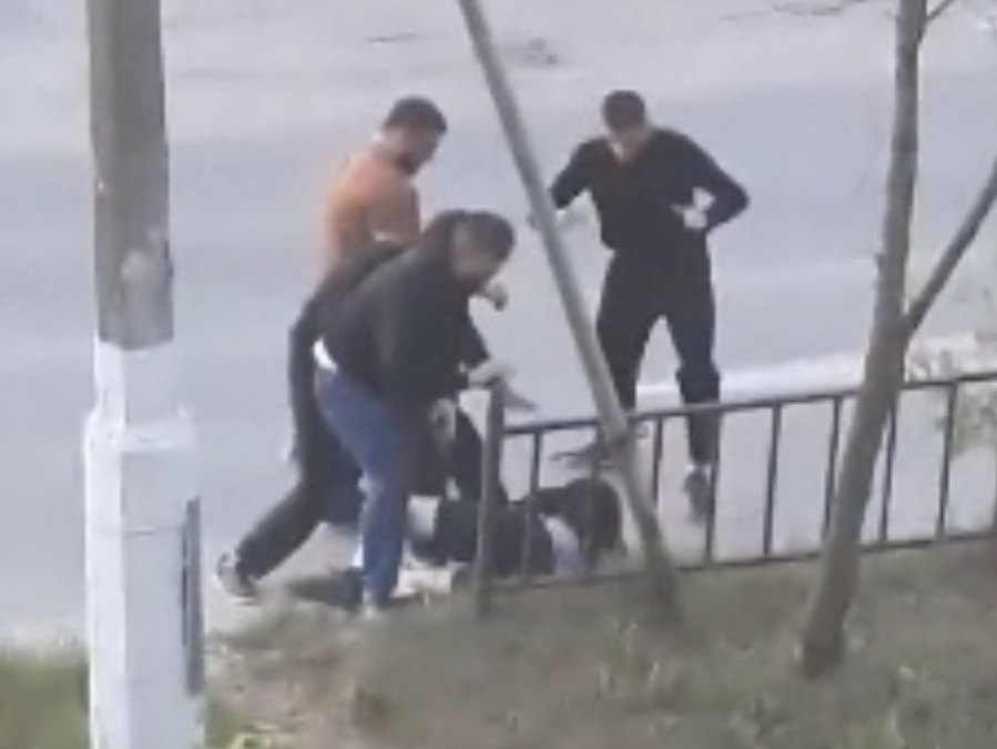 Caucasians Beat Young Man To Pulp