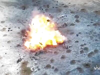 RUSSIAN TURTLE TANK BIG EXPLOSION