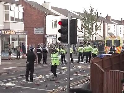 Riot after 3 kids murdered in England