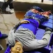 Dudes Last Day at Work, with Legs Shredded.