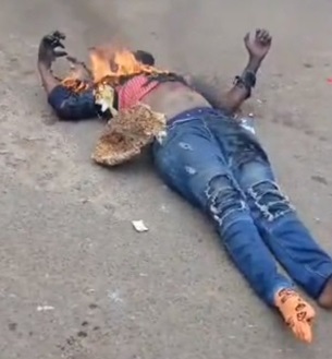 Two Suspects Burnt to Death for Snatching Man’s Phone on in Westlands