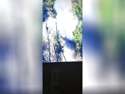 Russian was killed by FPV while trying to kill a comrade