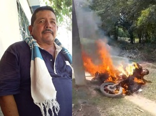  Motorcyclist Sizzles to Death on Electric Fence