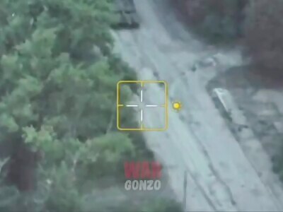 Ukrainian tank vs anti-tank mine