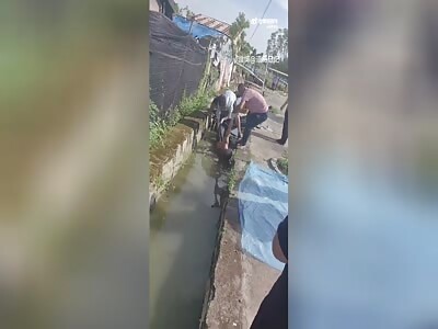 Drowned Drunk Scooterist Pulled From A Drainage Ditch