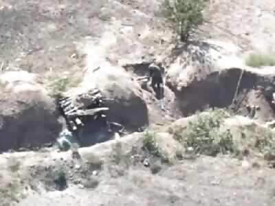 Blanket Takes Off From Sleeping Occupant Into Tree After Drone Hit