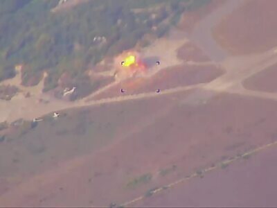 Ukrainian Su-24 destroyed by Russian attack