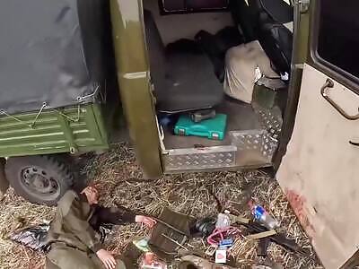 Ukrainian ambush on Russians in Kursk region