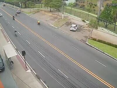 motorcyclist collides with another after recklessness