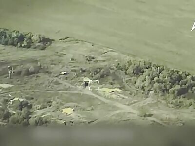 A crushing airstrike on the Russian position