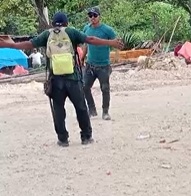 Man beaten with a stick after an argument 