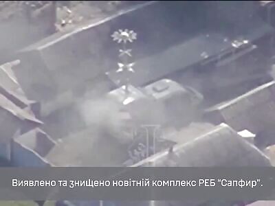 Destruction Of Russian Electronic Warfare System In Kursk region