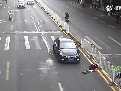 Invisible Car Crashes Into Woman