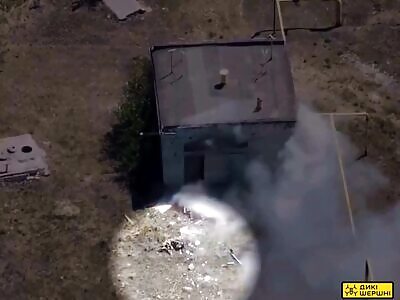 Blast Wave Throws Target out of Hiding Place