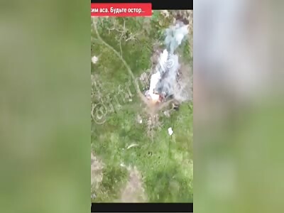 Ukrainian couple being burned alive. 