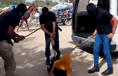 Hamas Fighters Break Legs of Palestinian Civilians for Stealing 