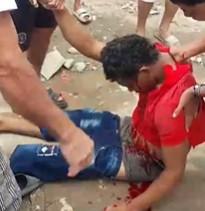 Wounded Man Vomits Blood and Dies