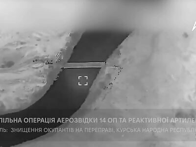 HIMARS hit a large concentration of Russians in Kursk