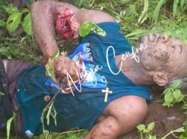 Discovering dead body of young Nigerian man with signs of torture 
