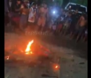 Suspect of murdering and raping a child is lynched and burned alive
