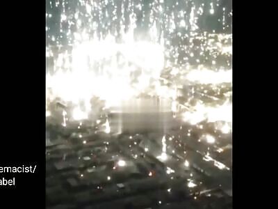 White phosphorus raining down on Ukrainian positions.