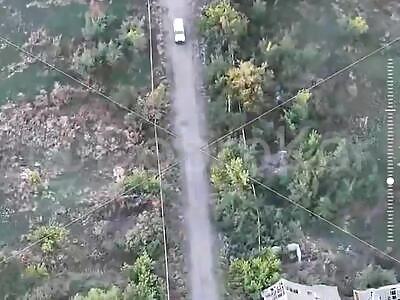 Fake Ukrainian ambulance destroyed along with its drivers. 