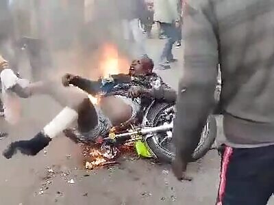Burning Bike Thief