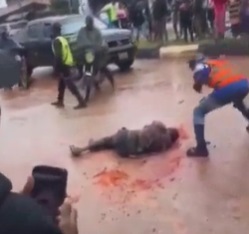 Bike Thief Stoned To Death By Angry Mob