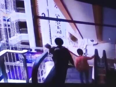 Woman Dropped Her Baby Off Escalator
