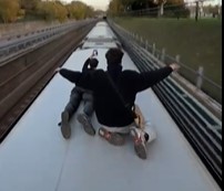 Train Surfing Goes Terribly Wrong