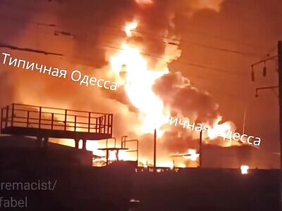 Ukrainian ammunition depot after missile attack. 