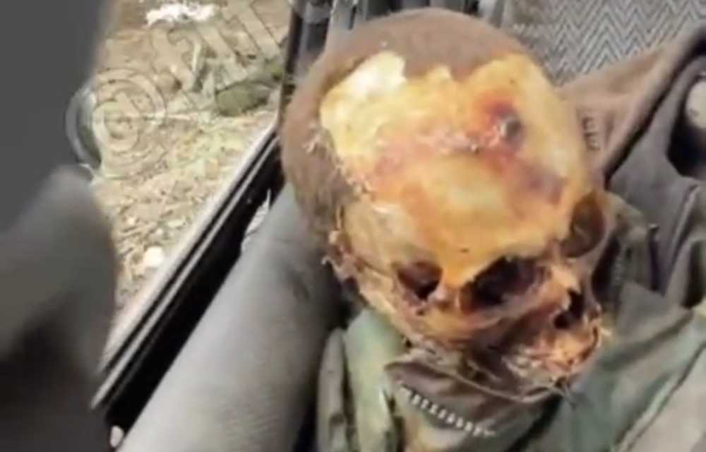 Relaxing in his Car. 