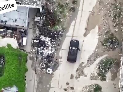 Drone records the murder of unarmed civilian by police in Haiti