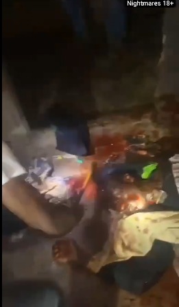 Dismembered man from Africa