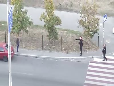 Armed Gunman Walking Around City Centre Seized By Cops